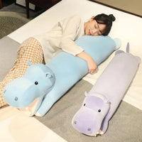 Hug Buddy Hippo Plush Pillow