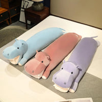 Hug Buddy Hippo Plush Pillow