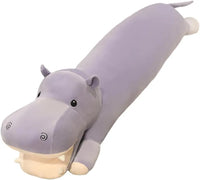 Hug Buddy Hippo Plush Pillow