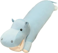 Hug Buddy Hippo Plush Pillow