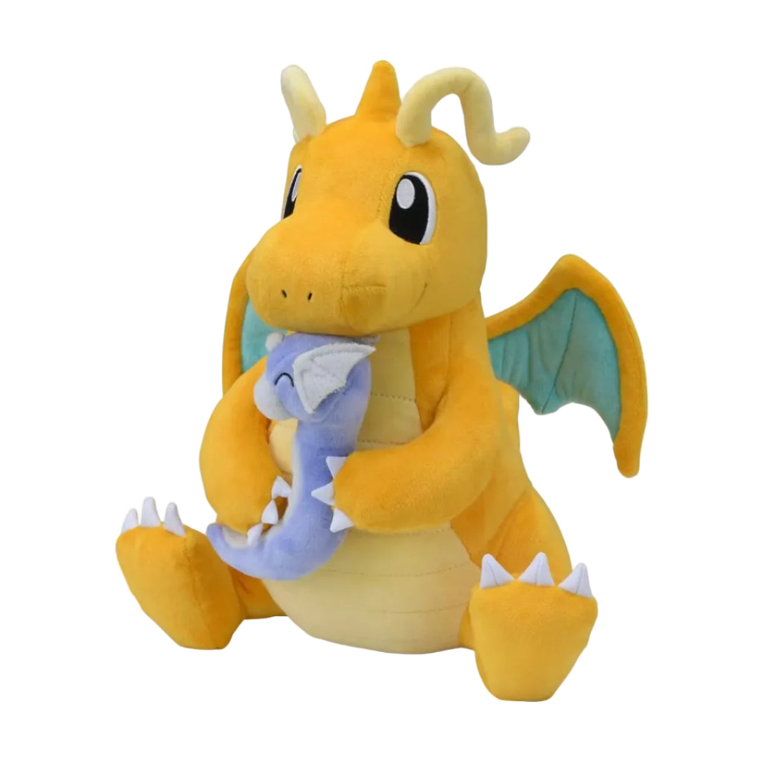 Pokémon Tyranitar & Dragonite Evolution Plushies