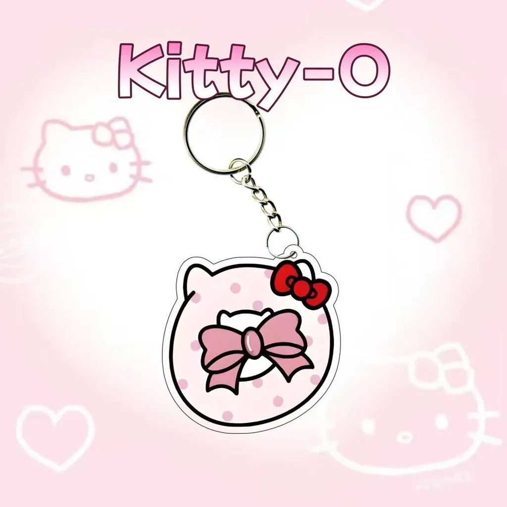 Hello Kitty Personalised Letter Keychain