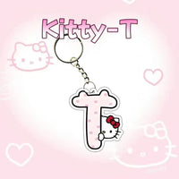 Hello Kitty Personalised Letter Keychain
