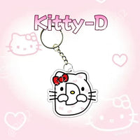 Hello Kitty Personalised Letter Keychain