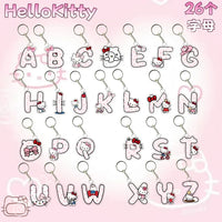 Hello Kitty Personalised Letter Keychain