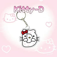 Hello Kitty Personalised Letter Keychain