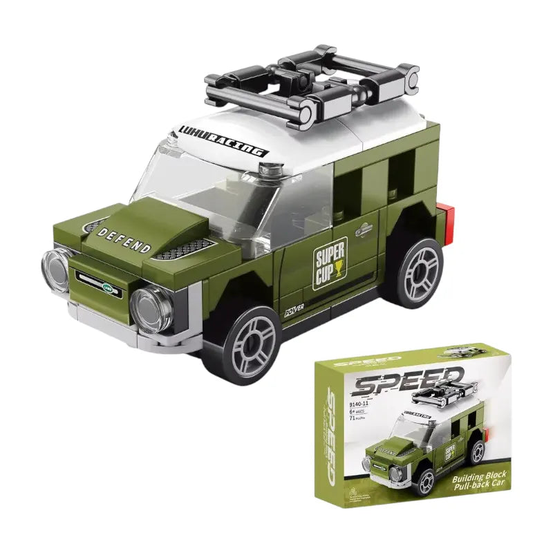 LB 9140 Sports Pull Back Car Building Blocks