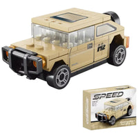 LB 9140 Sports Pull Back Car Building Blocks