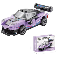 LB 9140 Sports Pull Back Car Building Blocks