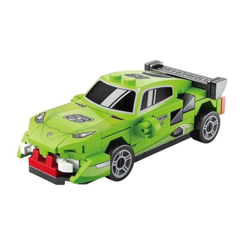 LB 9140 Sports Pull Back Car Building Blocks