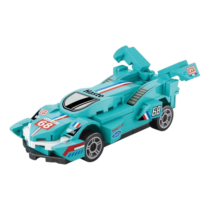 LB 9140 Sports Pull Back Car Building Blocks