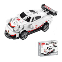 LB 9140 Sports Pull Back Car Building Blocks