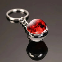 Galactic Solar System Ball Keychain