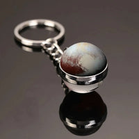 Galactic Solar System Ball Keychain