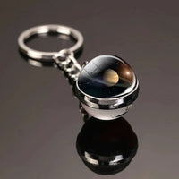 Galactic Solar System Ball Keychain