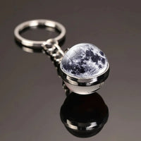 Galactic Solar System Ball Keychain