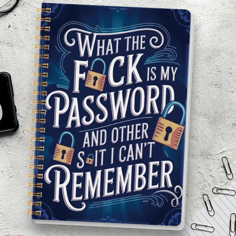 Brain Backup Funny Password Journal