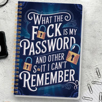Brain Backup Funny Password Journal