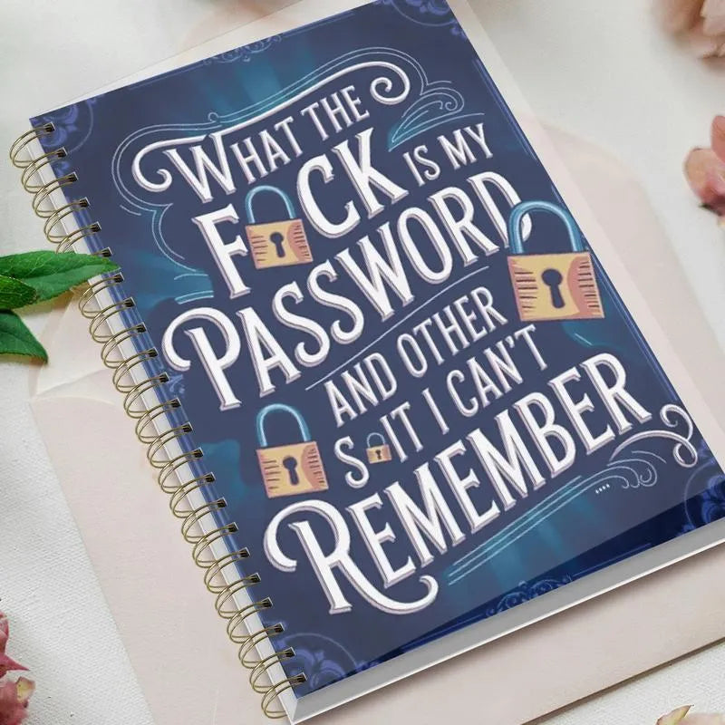 Brain Backup Funny Password Journal