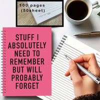 Creative Anti-Forgetfulness A5 Journal