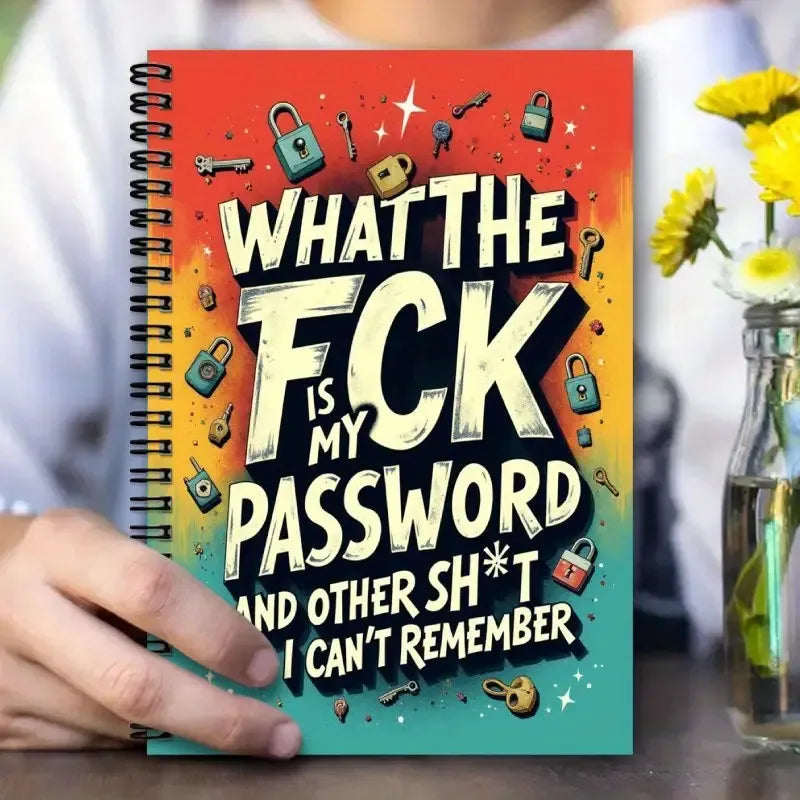 Brain Backup Funny Password Journal