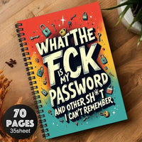 Brain Backup Funny Password Journal