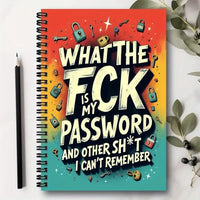 Brain Backup Funny Password Journal
