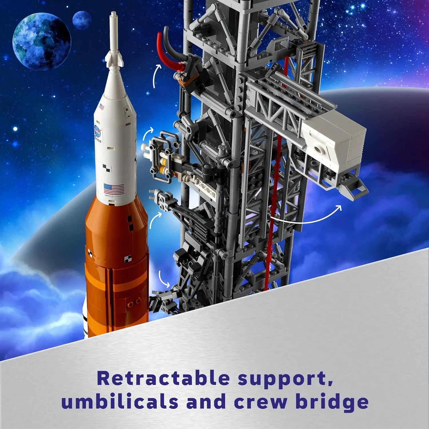 NASA Artemis Launchpad Building Blocks (3601 Pcs)