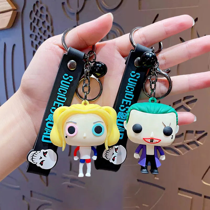 POP Style Suicide Squad 3D Keychain