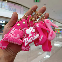 Pink Barbie 3D Keychain