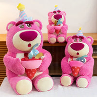 DZNY Strawberry Party Bear Anniversary Plush