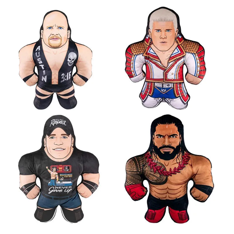 Wrestling Superstars Pillow Plush Collection
