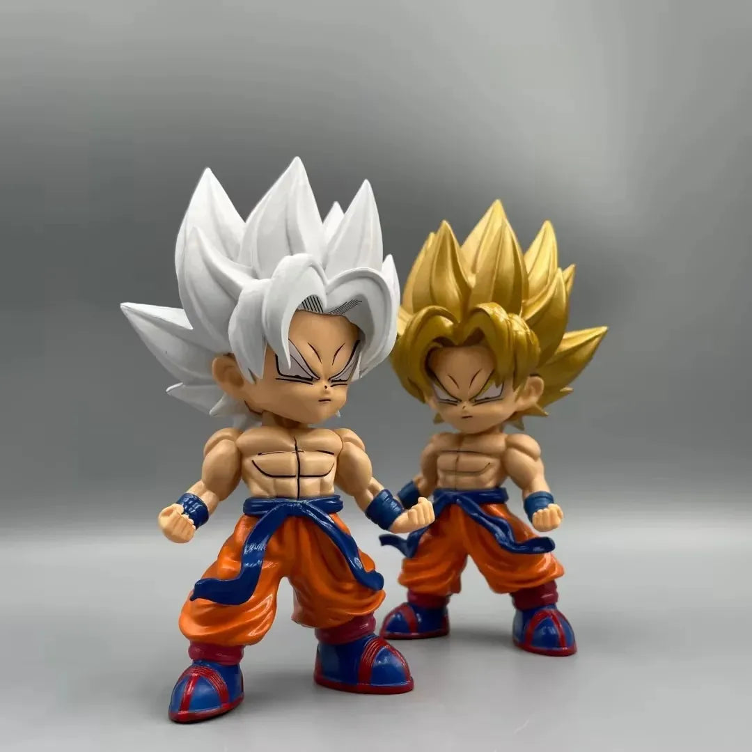 DBZ Goku Ultra Instinct Chibi Figures