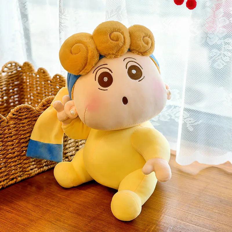 Shinchan & Himawari Baroque Duo Art Plush