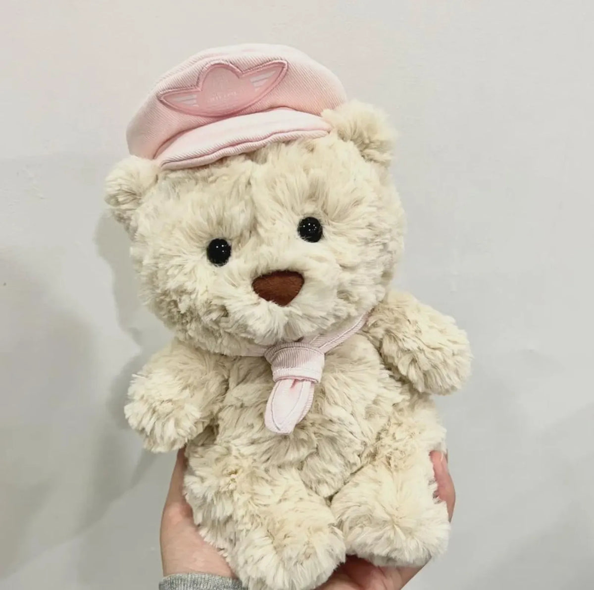 JC Pink Aviator Bear Cloud-Plush Companion