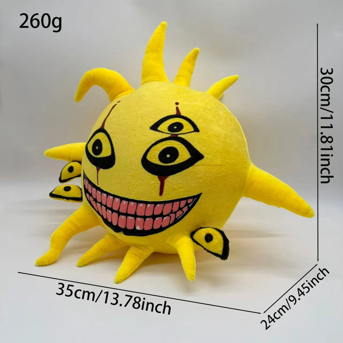 Eldritch Solar Entity Horror Plush Toy (30 cm)
