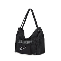 Urban Punk Breathable Mesh Slouchy Hobo Bag