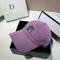 Love Anagram Suede Baseball Cap