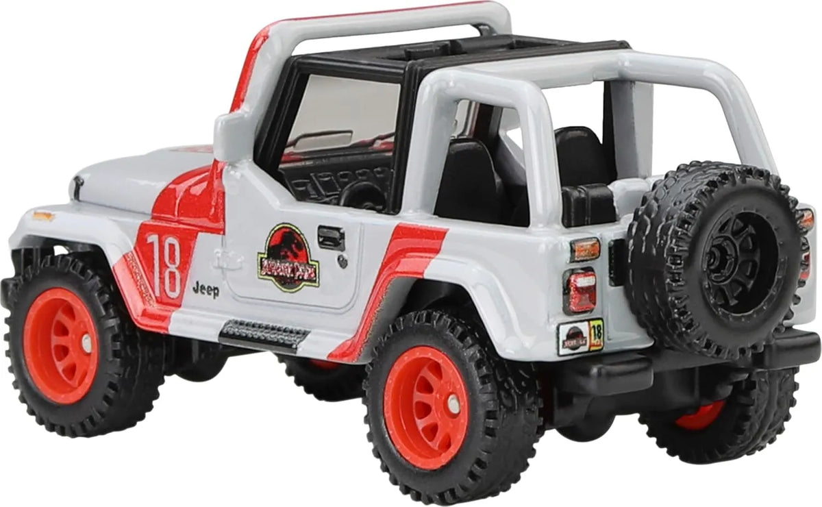 Hot Wheels Jurassic Park '92 Jeep Wrangler Vehicle