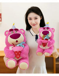 DZNY Strawberry Party Bear Anniversary Plush