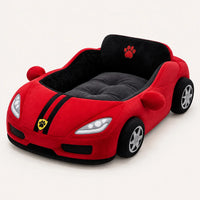 Rosso Corsa Grand Prix Sports Car Pet Lounger