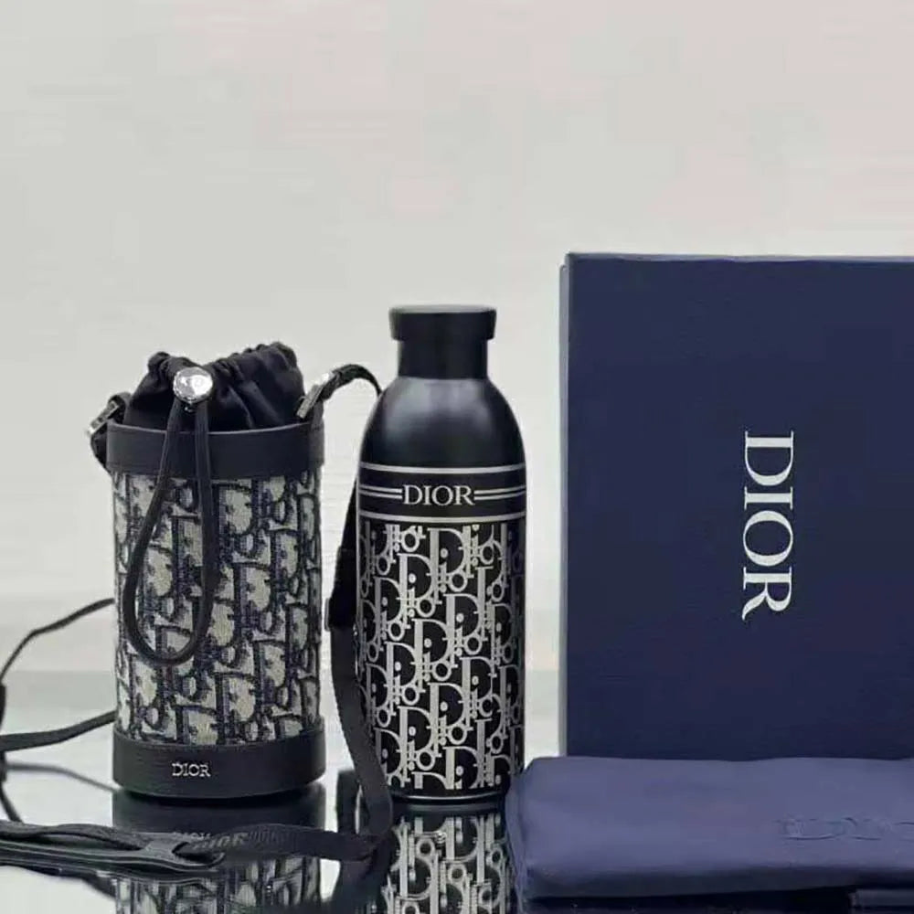 D-Luxe Oblique Aqua Insulated Bottle
