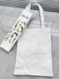 D-Luxe Floral Botanical Canvas Shoulder Tote