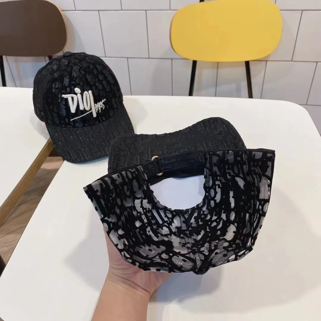 D-Luxe Oblique Embroidered Baseball Cap