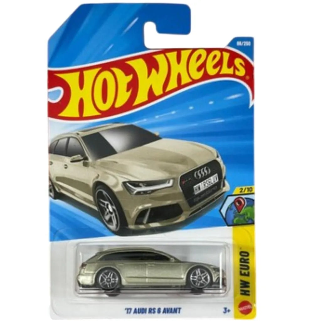 Hot Wheels '17 Audi RS 6 Avant Euro Autobahn Edition