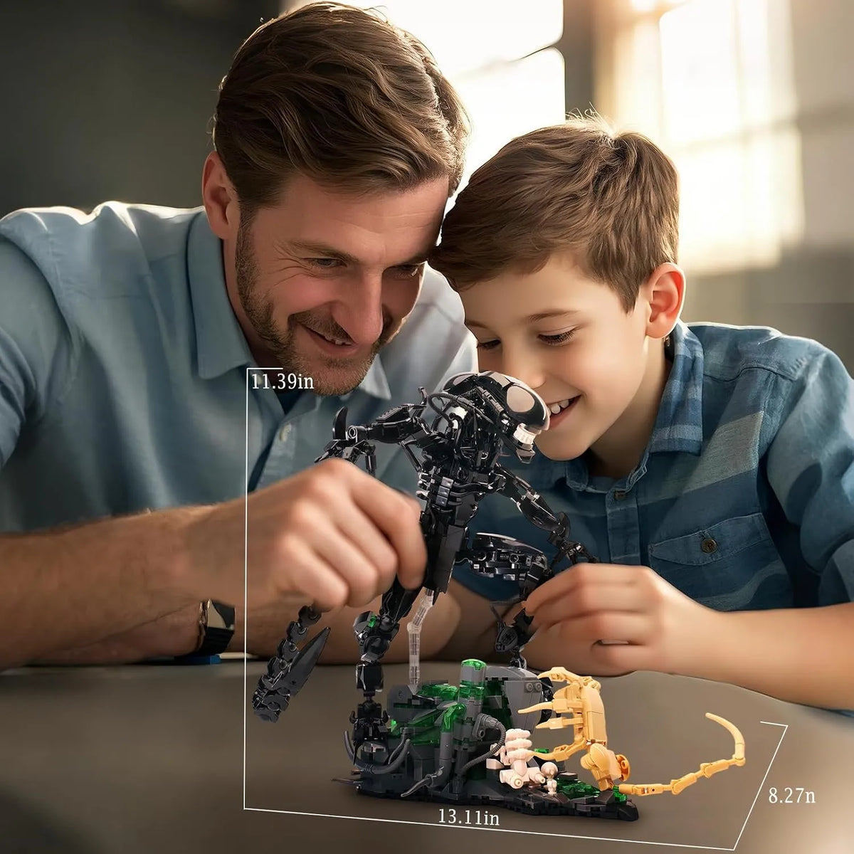 TEC DK7048 Alien Monsters Xenomorph Building Set (800 Pcs)