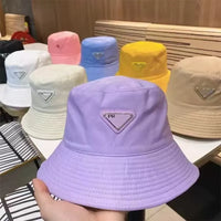 PR Luxe Triangle Plaque Nylon Bucket Hat