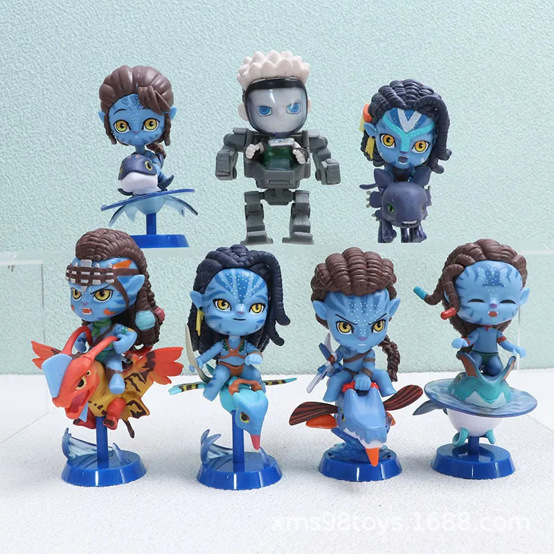 Avatar Chibi Na'vi and Pandora Creatures Blind Box Figures