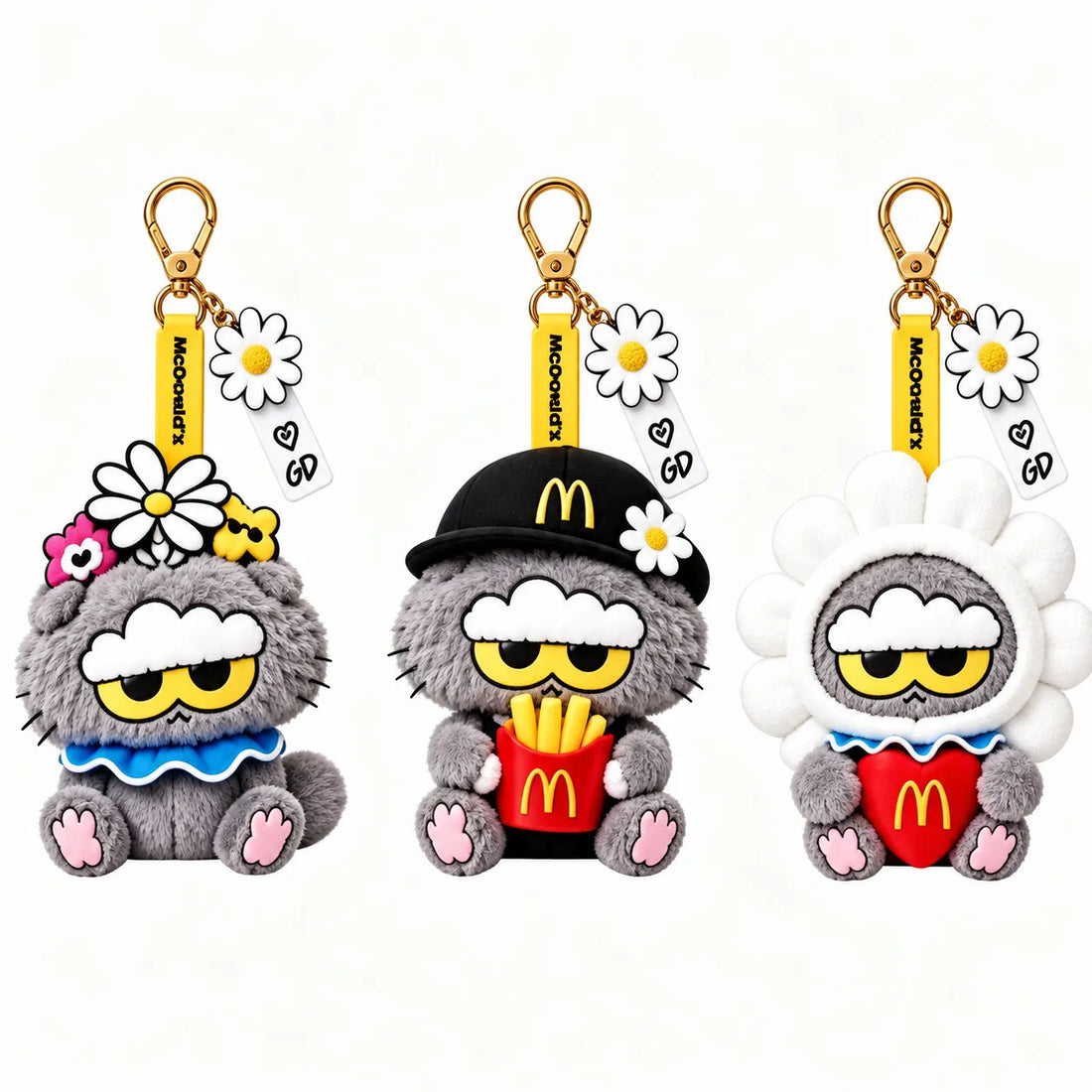 G-Dragon x McDonald's Grimace Plush Keychain
