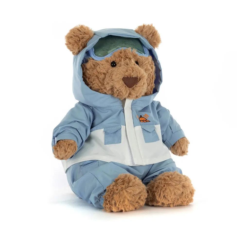 JC Bartholomew Bear Skiing Outfit Plush (28 cm)